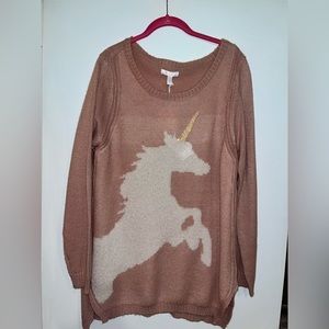 Lauren Conrad Unicorn Sweater NWT